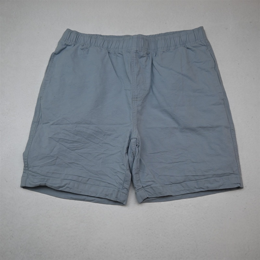 Free Fly Lx6.25" Light Blue Pull On Drawstring Deck Chino Mens Shorts